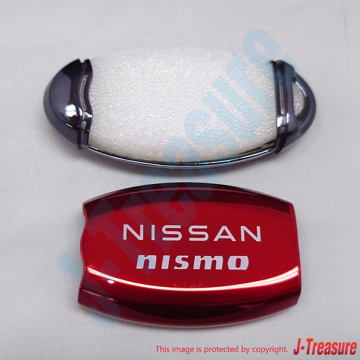 NISSAN Genuine nismo Fan Intelligent Key Cover Full Cover Red Chrome KWA10-60N10