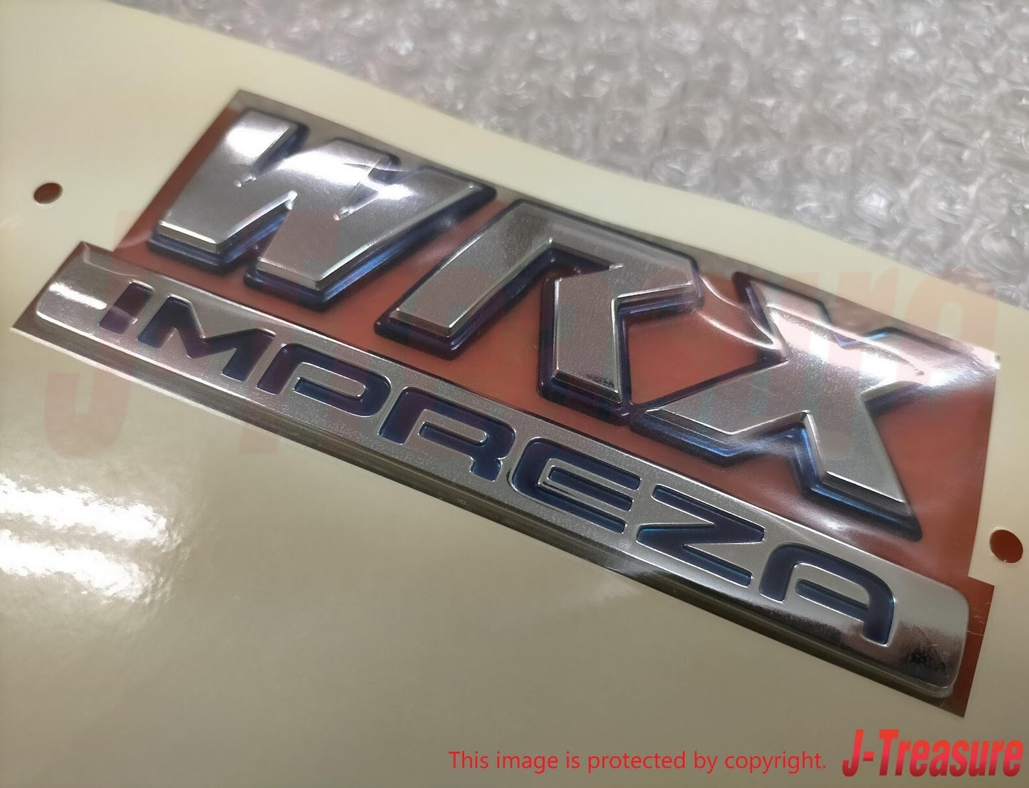 SUBARU IMPREZA WRX GD 02-03 Genuine Rear IMPREZA WRX Emblem Left 93073FE050 OEM