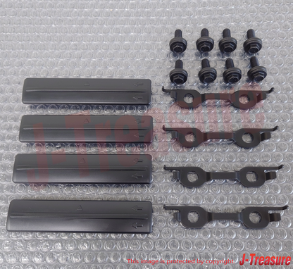 TOYOTA RAV4 ASA3# 09-18 Genuine Roof Drip S/Moulding Cover & Bracket & Bolt Set