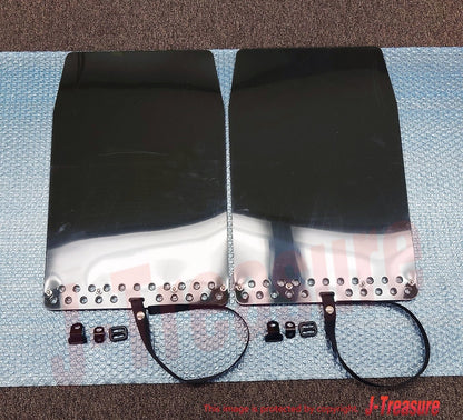 JAOS Mud Flap Splash Guard Black 2pcs RAV4 CH-R ESCUDO VITARA CX-5 OUT LANDER