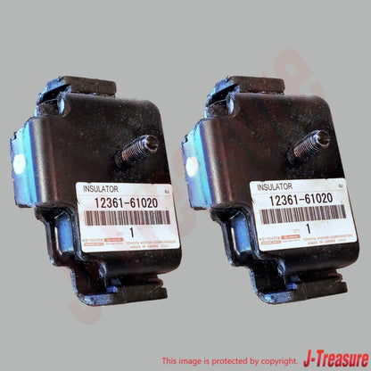 TOYOTA LAND CRUISER FJ40 '81-83 Genuine Eng Mount Insulator Front(x2) & Rear Set