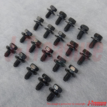 LEXUS GS350 GRS19# 06-11 Genuine Transaxle Oil Pan Bolt 90119-06173 x20 Set OEM