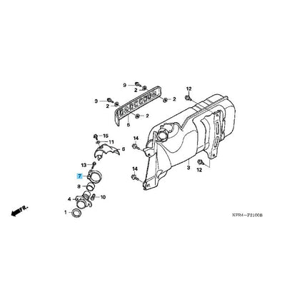 HONDA HELIX CN250 86-87 92-01 04-07 Genuine Exhaust Pipe Band 18373-KS4-000 OEM