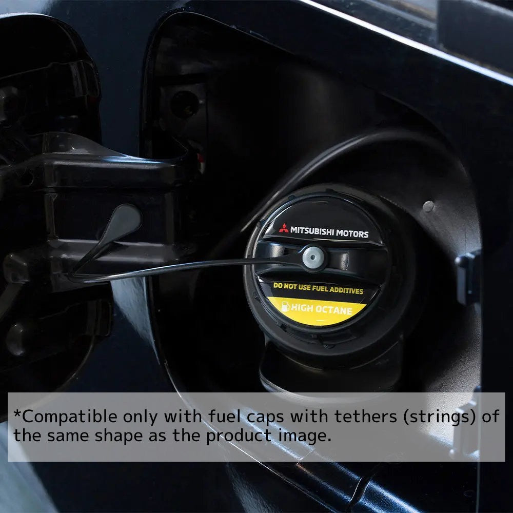 MITSUBISHI Genuine Fuel Cap Garnish "MITSUBISHI MOTORS" For High Octane Vehicles