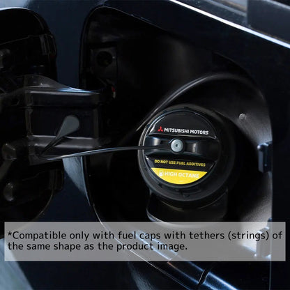 MITSUBISHI Genuine Fuel Cap Garnish "MITSUBISHI MOTORS" For High Octane Vehicles