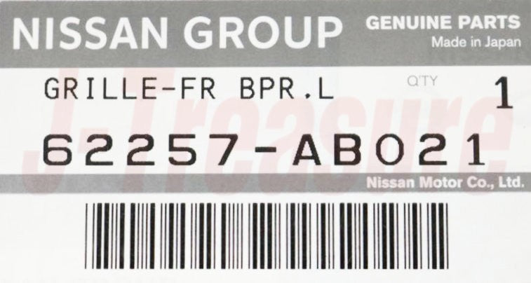NISSAN SKYLINE GT-R BNR34 2001- Genuine Front Bumper Grille RH & LH Set OEM