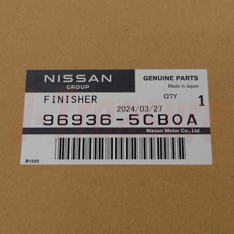 NISSAN INFINITI G37 Q50 Q60 Genuine Finisher Console Boot 96936-5CB0A OEM