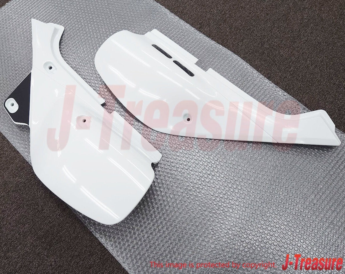 HONDA XR650L 00-09 12-17 Genuine Side Cover RH & LH Set *NH196* ROSS WHITE OEM