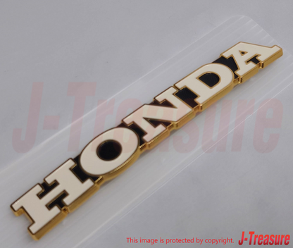 HONDA CB750 CB550 CB500 Genuine Fuel Tank Emblem "HONDA" Right & Left Set OEM
