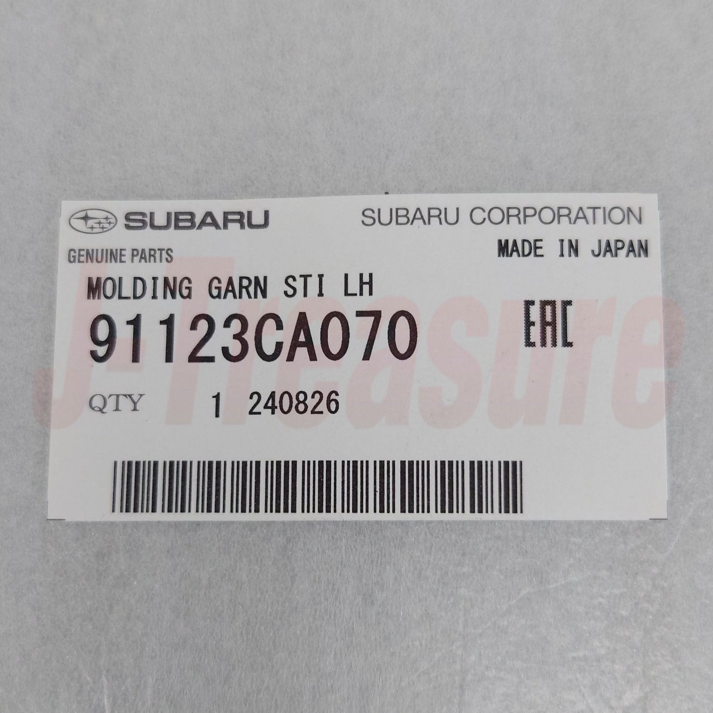 SUBARU BRZ STI SPORTS ZC6 Genuine Fender Silver Garnish Emblem RH & LH Set OEM