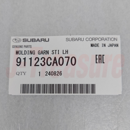 SUBARU BRZ STI SPORTS ZC6 Genuine Fender Silver Garnish Emblem RH & LH Set OEM