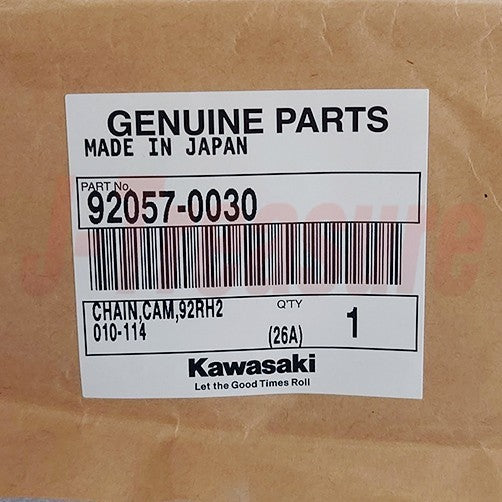 KAWASAKI KX250F '04-16 Genuine Cam Chain (92Rh2010-114) 92057-0030 OEM