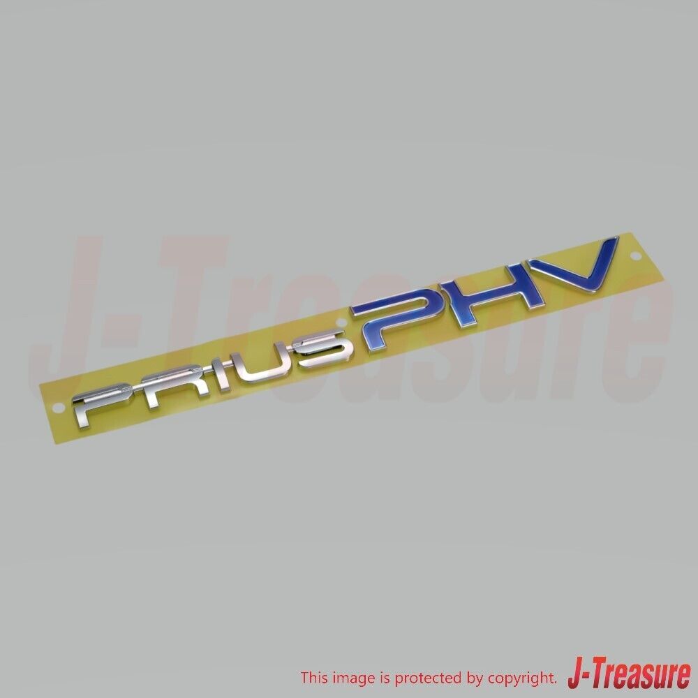 TOYOTA PRIUS PHV ZVW52 17-22 Genuine Back Door Name Plate 75442-47170 OEM JDM