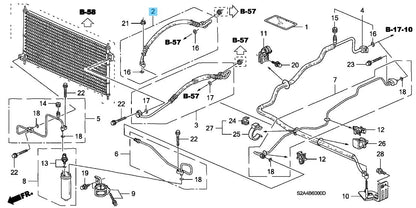 HONDA S2000 AP1 AP2 2000-2009 Genuine A/C Suction Hose Comp 80311-S2A-003 OEM