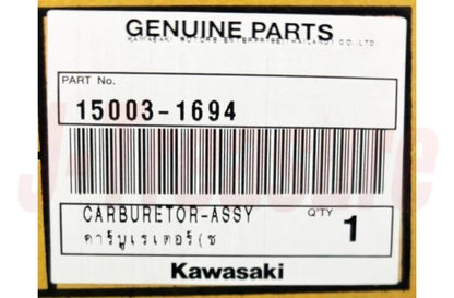 KAWASAKI KLX110 2002-2007 Genuine Carburetor Assy 15003-1694 OEM