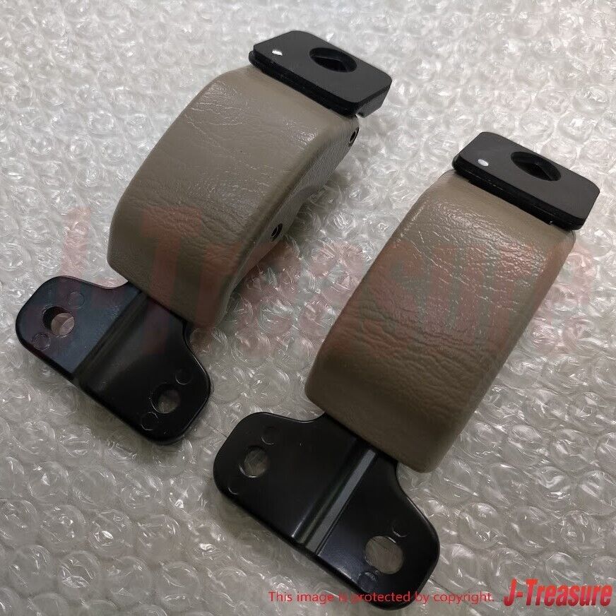 TOYOTA TUNDRA 2000-2005 Genuine Rear Quarter Glass Lock Tan RIGHT & LEFT Set OEM