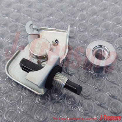 TOYOTA SUPRA 89-92 MA70 Genuine Fuel Filler Opening Lid Lock & Nut set OEM