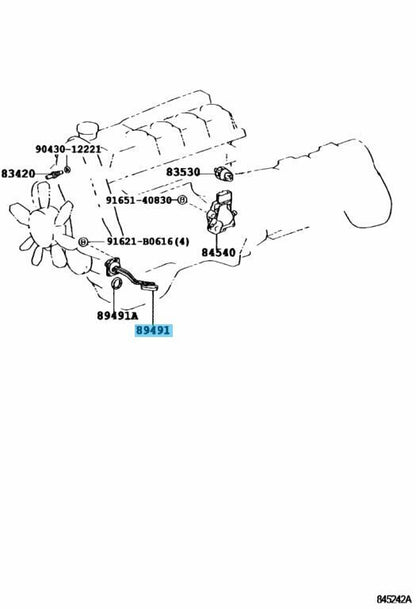 TOYOTA 4RUNNER KZN215 Genuine Engine Oil Level Sensor 89491-60080 OEM