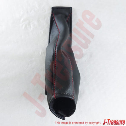 NISSAN GT-R R35 NISMO Genuine Hand Side Brake Cover Boot Red Stitch Leather OEM