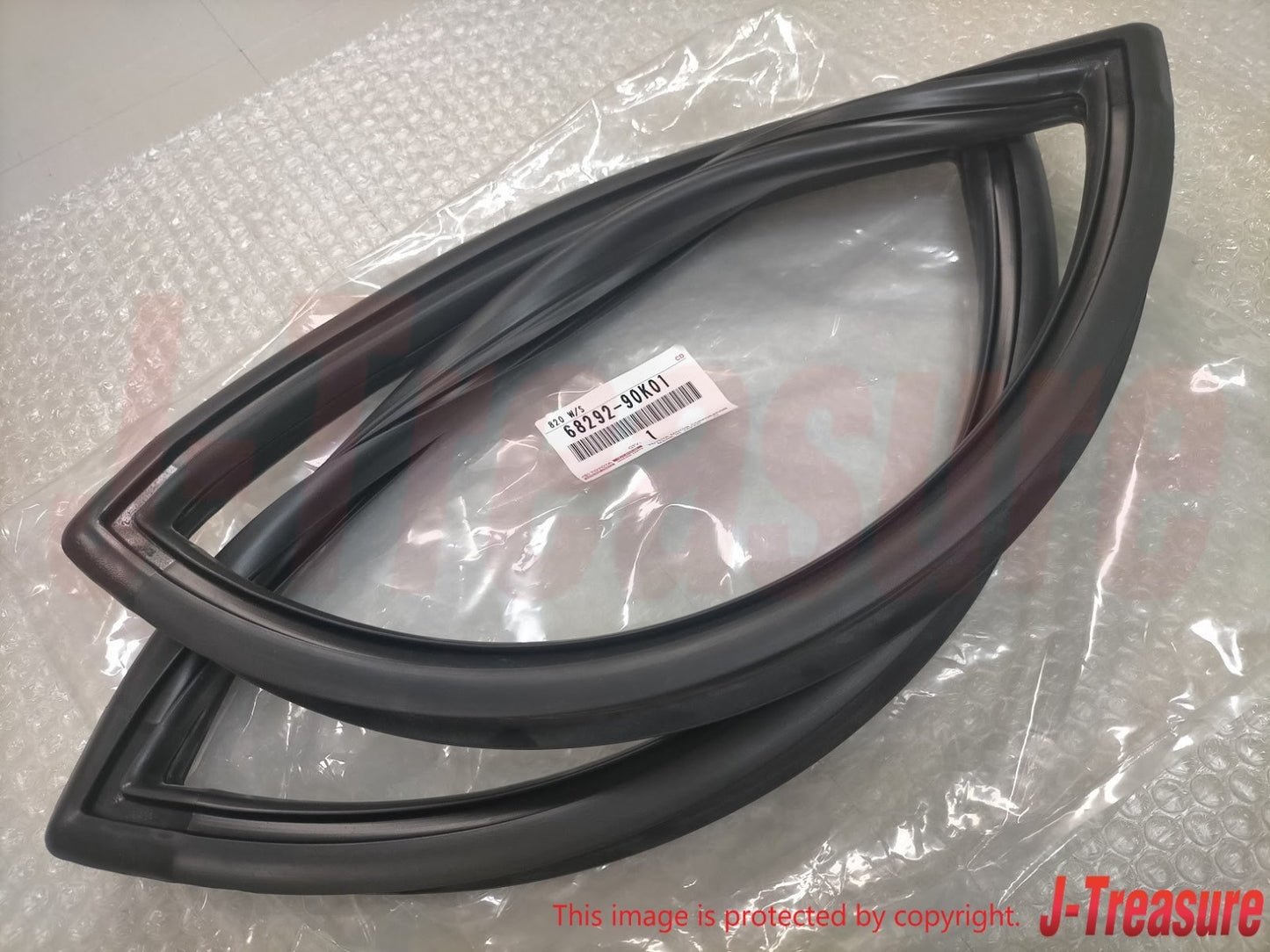 TOYOTA LAND CRUISER 70 Genuine Back Door Glass Weatherstrip RH & LH Set OEM