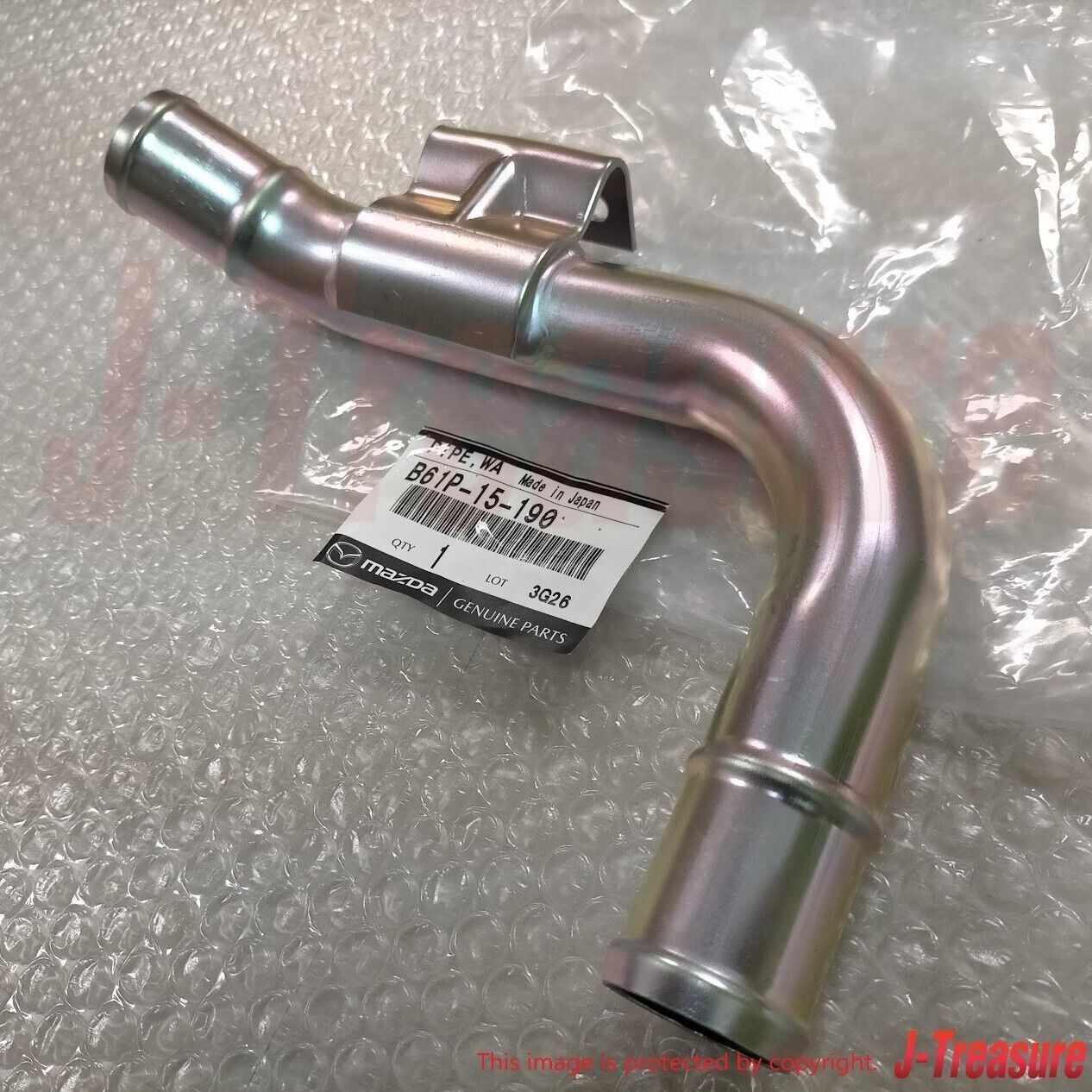 MAZDA MX-5 MIATA NA NA8C 90-97 Genuine Intermediate Coolant Pipe B61P-15-190 OEM