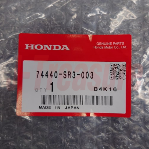 HONDA CIVIC EG 3Door 92-95 Genuine Tail Gate Weatherstrip Seal 74440-SR3-003 OEM