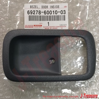 TOYOTA LAND CRUISER FZJ80 91-97 Genuine Inner Door Handle Bezel Gray 4Set OEM