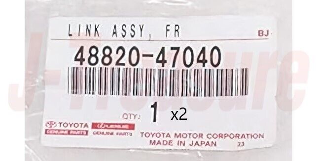 TOYOTA PRIUS ZVW5# 19-22 Genuine Front Stabilizer Link R & L 48820-47040 x2 set