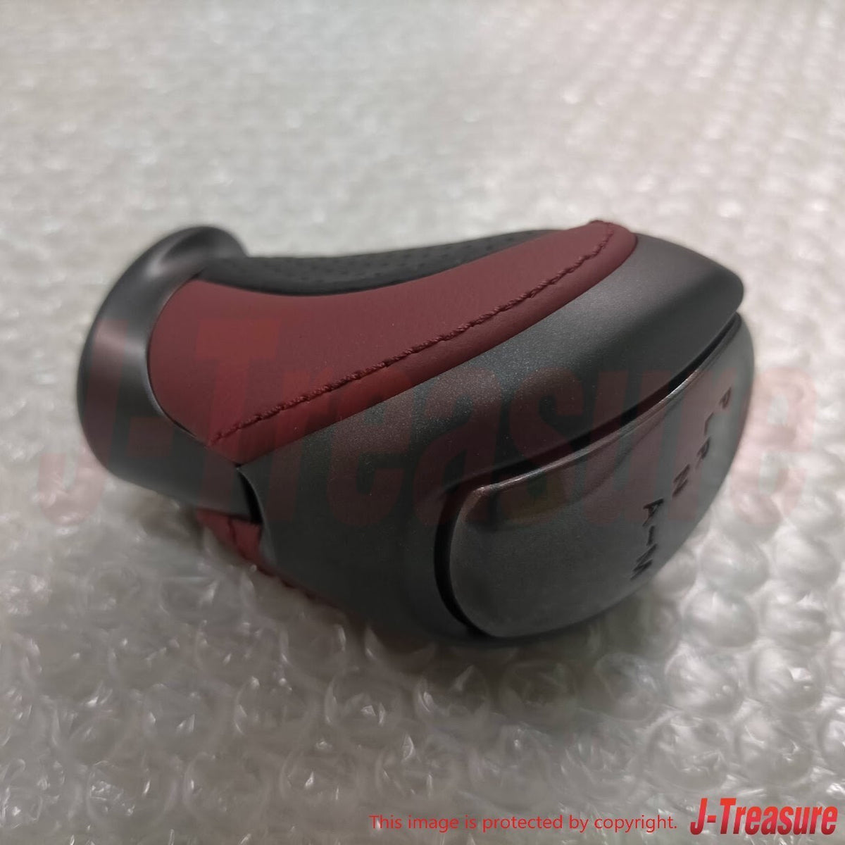 NISSAN GT-R R35 2011-2015 Genuine Shift Knob Red Black Leather 34910-KB60A OEM