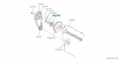 SUBARU SAMBAR VAN & TRUCK KS4 KV4  Genuine Water Pump & Tensioner 6-piece set