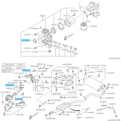 SUBARU IMPREZA WRX GRF 08-13 Genuine EJ255 EJ257 2.5L Turbo Head Gasket set OEM