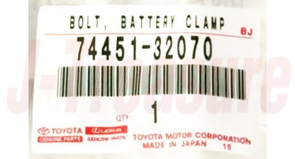 TOYOTA CAMRY MCV30 02-06 Genuine  Battery Clamp & Battery Clamp Bolt set OEM