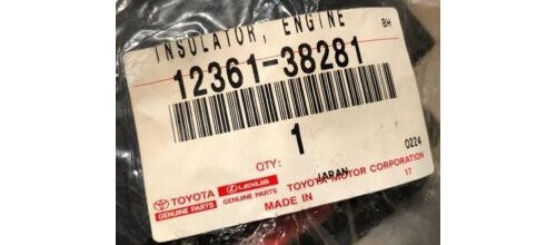 LEXUS LS460L USF4#L 07-09 Genuine Engine Mounting Insulator Front 12361-38281