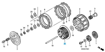 HONDA CRF450R CRF450RA 02-07 Genuine Clutch Center 22120-MEN-A00 OEM
