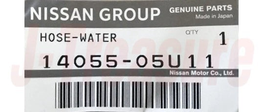 NISSAN SKYLINE R32/33/34 GT-R Genuine Front Connector Water Hose & Clamp(x2) Set