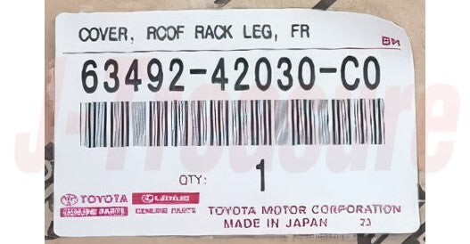 TOYOTA RAV4 ACA3# 06-12 Genuine Front Roof Rack Leg Cover LH 63492-42030-C0 OEM