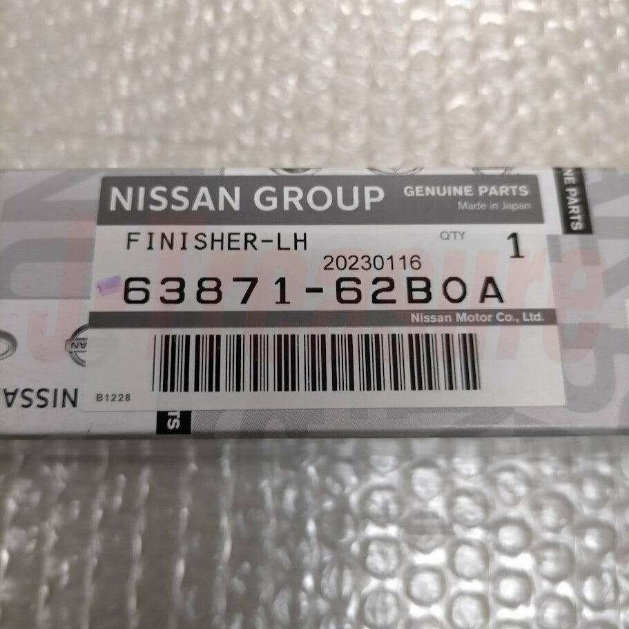 NISSAN GT-R R35 13-21 Genuine Emblem Finisher Front Fender Right & Left Set OEM