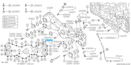SUBARU IMPREZA GJ2 GP2 2013-2016 Genuine Coolant Temp Sensor 22630AA230 OEM