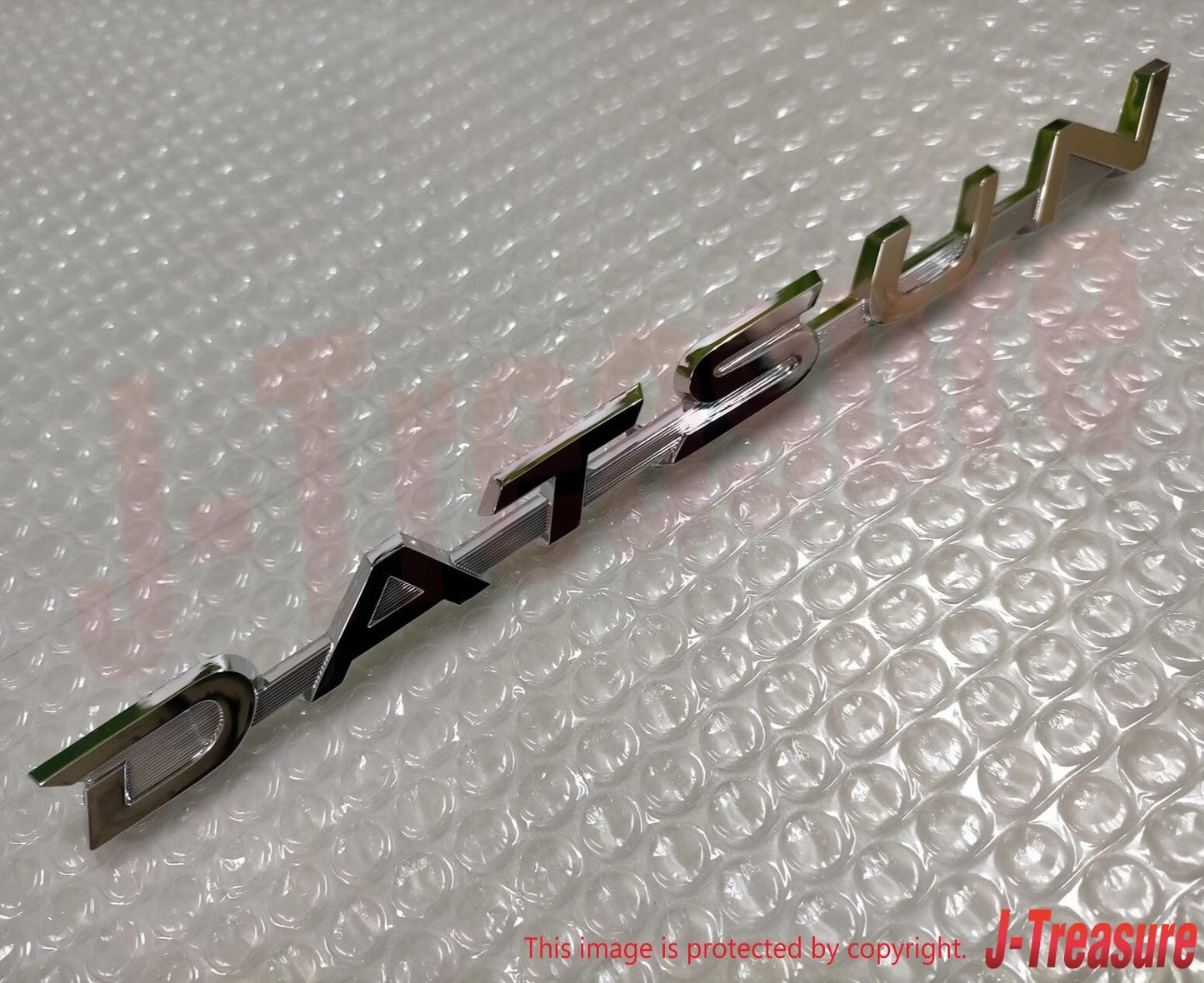 NISSAN DUTSUN 510 Genuine Front Fender Emblem RH & LH Set 63806-21300 x2 OEM