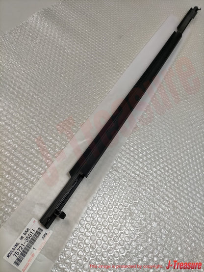 TOYOTA 4RUNNER 10-22 Genuine Door Belt Molding Weatherstrip Front Rear 4pcs OEM