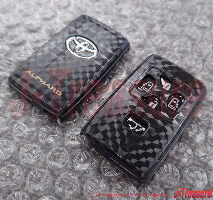 TOYOTA ALPHARD GGH20 12-13 Genuine Door Control Transmitter Housing Carbon tone