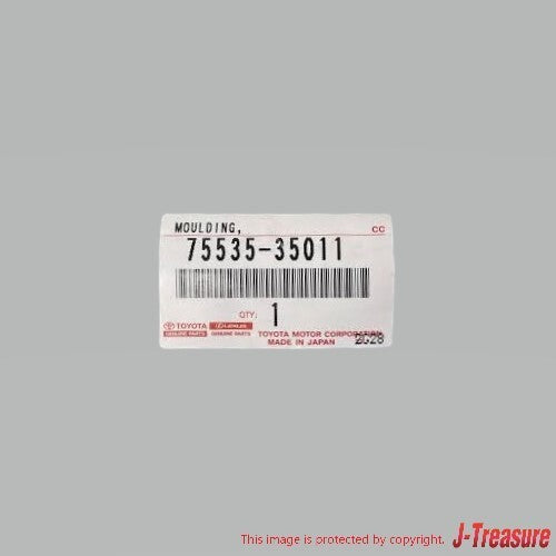 TOYOTA FJ CRUISER GSJ1# 07-14 Genuine Front Outside Lower Moulding 75535-35011