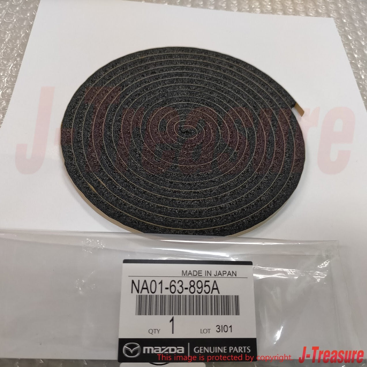 MAZDA MX-5 MIATA NA NB 90-08 Genuine Hard Top Glass Weatherstrip NA01-63-895A