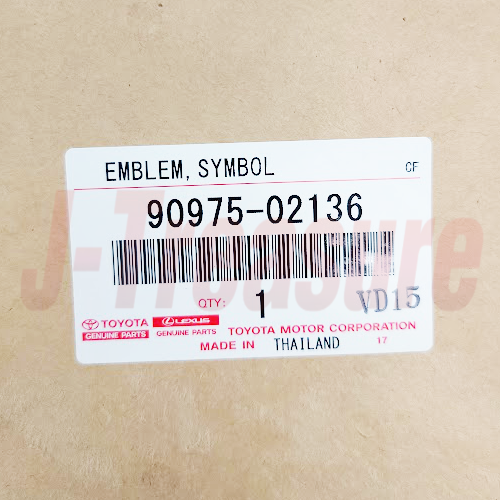 TOYOTA VENZA AXUH85 21-22 Genuine Emblem For vehicles with PCS 90975-02136 OEM