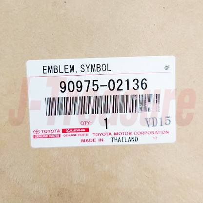 TOYOTA VENZA AXUH85 21-22 Genuine Emblem For vehicles with PCS 90975-02136 OEM
