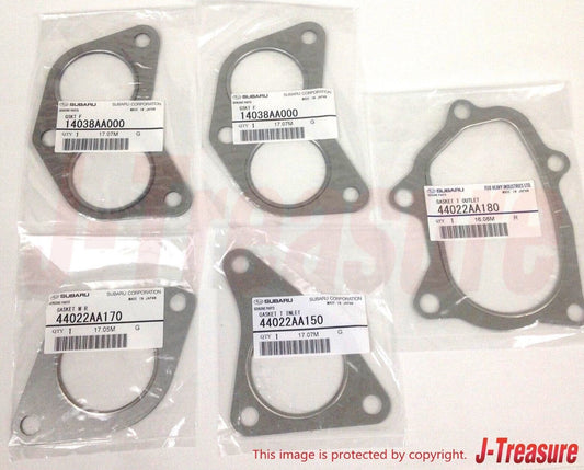 SUBARU WRX XT STI Genuine Turbo Exhaust Manifold Gasket Set Up & Down Pipe OEM