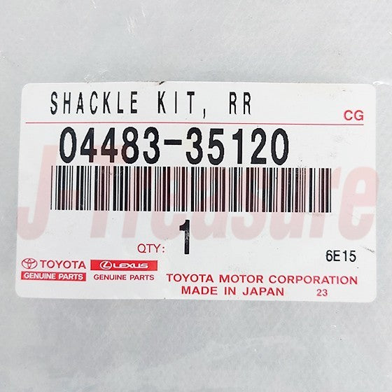 TOYOTA HILUX LN170 1998-2005 Genuine Rear Spring Shackle Kit RH & LH Set OEM