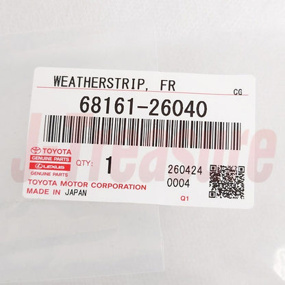 TOYOTA HIACE KDH220 '05-20 Genuine Front Door Glass Outer Weatherstrip Right OEM