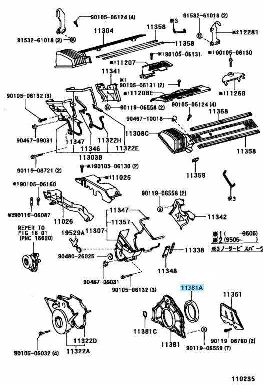 TOYOTA 2JZ-GTE 2JZGE 1JZ-GTE 1JZ-GE Genuine Crank Rear Oil Seal 90311-90006 OEM