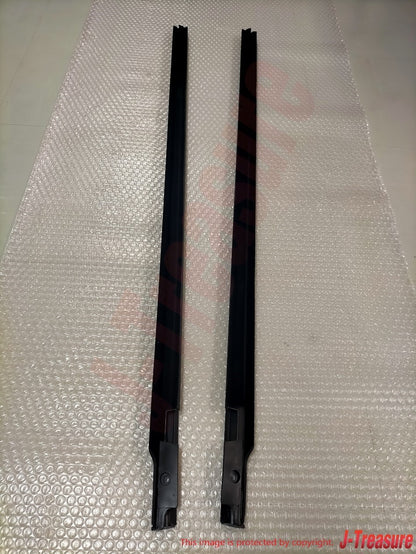 NISSAN 240SX S13 89-94 Genuine Front Door Outside Molding Right & Left Set OEM
